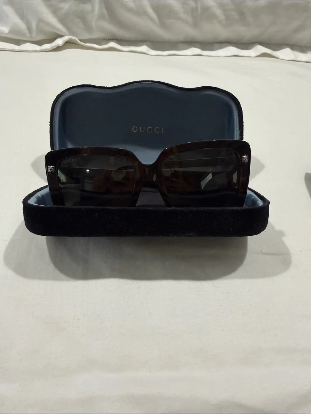 Gucci Women’s Oversized Square Sunglasses - Brown/Black